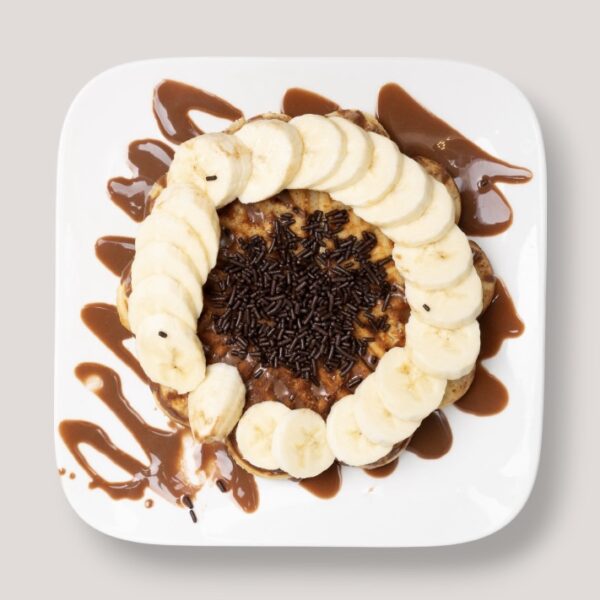 Mit Nutella und Banane